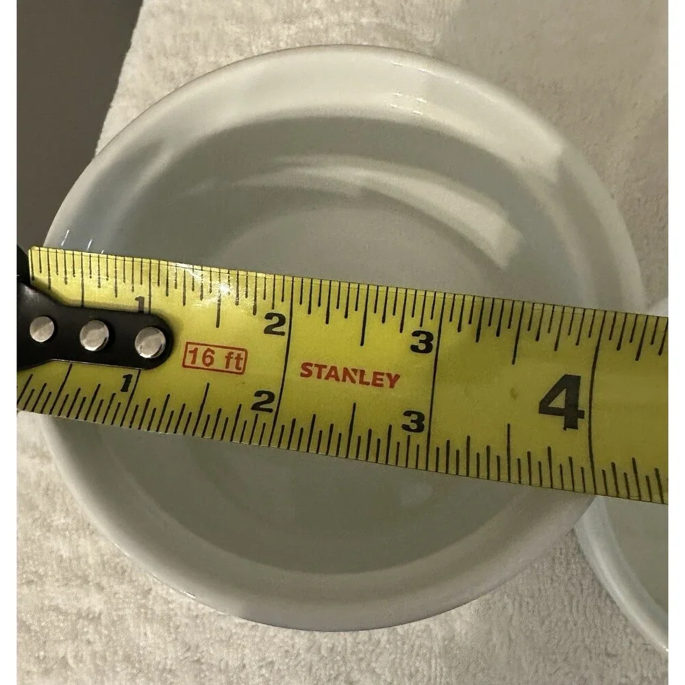 Threshold™ Porcelain Ramekin – White – Set of 4 - 4.5” x 2” 8 Ounce